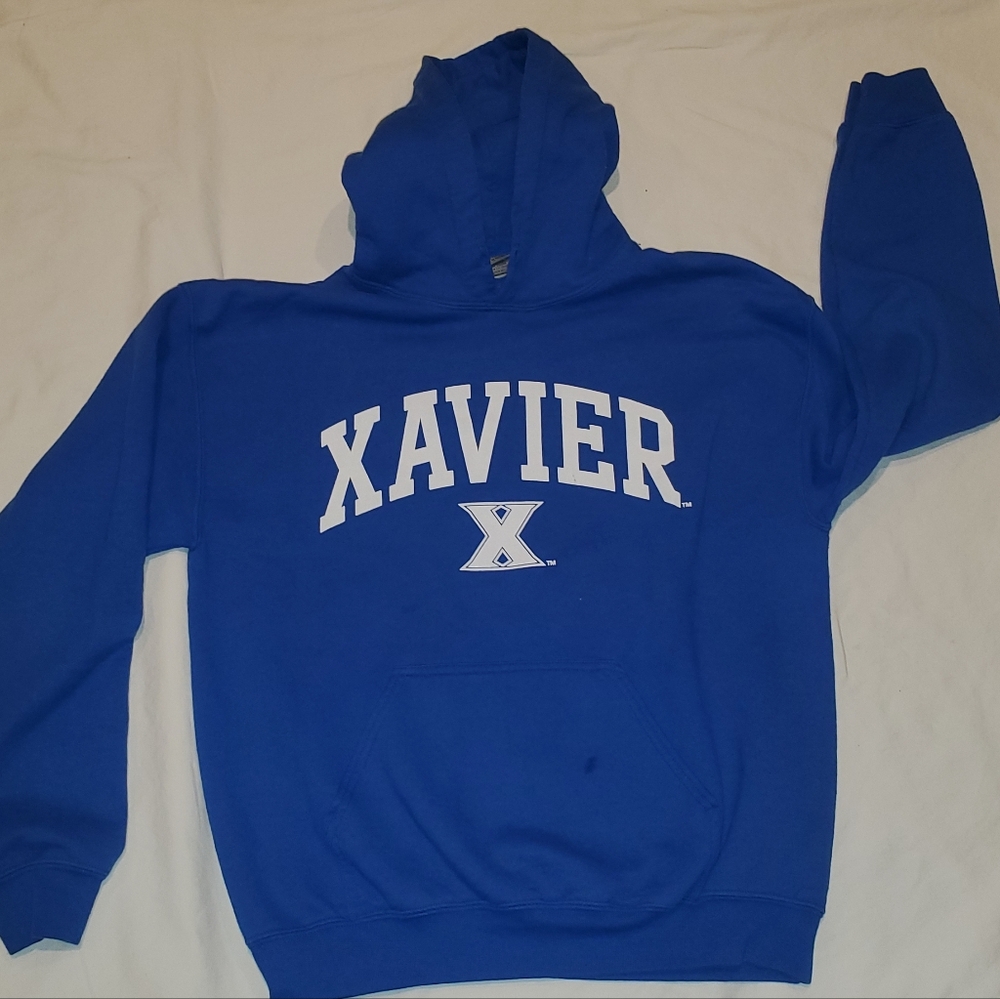 XAVIER University HOODIE sweatshirt cotton blend
